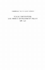 Public Expenditure And Indian Development Policy 1960 1970