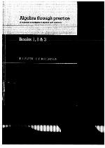 Algebra Through Practice