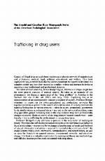 Trafficking In Drug Users