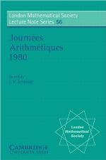 Journées Arithmétiques 1980