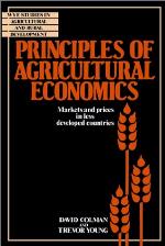 Principles of Agricultural Economics