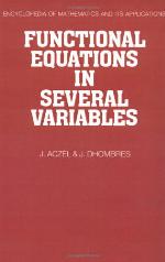 Functional Equations in Several Variables