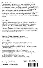 Machine Translation Systems