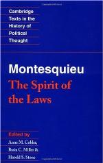 The Spirit of the Laws