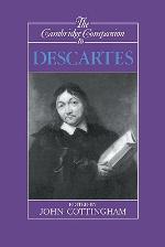 The Cambridge Companion to Descartes