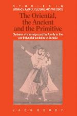 The Oriental, the Ancient and the Primitive