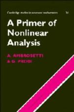 A Primer of Nonlinear Analysis