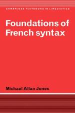 Foundations of French Syntax