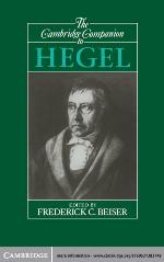 The Cambridge Companion to Hegel