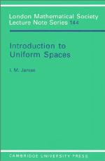 Introduction to Uniform Spaces