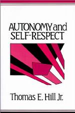 Autonomy and Self-Respect