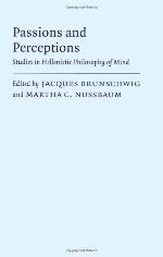 Passions and Perceptions