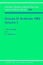 Groups St Andrews 1989