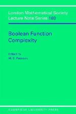 Boolean Function Complexity