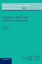Computer Algebra and Differential Equations