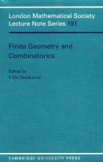 Finite Geometry and Combinatorics