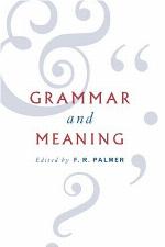 Grammar and Meaning