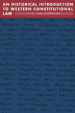 An Historical Introduction to Western Constitutional Law