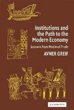 Institutions and the Path to the Modern Economy