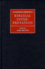 The Cambridge Companion To Biblical Interpretation