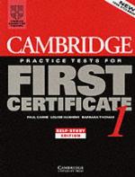 Cambridge Practice Tests for First Certificate 1 Self-Study Student's Book