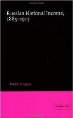 Russian National Income, 1885 1913