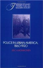 Police in Urban America, 1860 1920