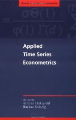 Applied Time Series Econometrics