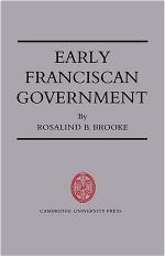 Early Franciscan Government