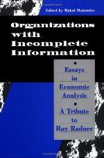 Organization with Incomplete Information