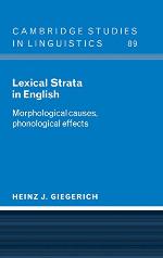 Lexical Strata in English