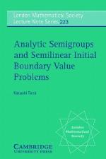 Analytic Semigroups and Semilinear Initial Boundary Value Problems
