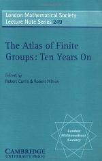 The Atlas of Finite Groups - Ten Years on