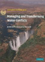 Managing And Transforming Water Conflicts
