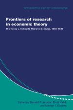 Frontiers of Research in Economic Theory