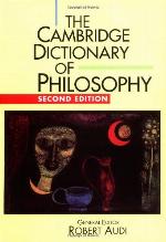The Cambridge Dictionary of Philosophy