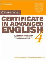 Cambridge Certificate in Advanced English 4 Student's Book
