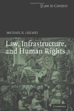Law, Infrastructure and Human Rights