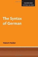 The Syntax of German