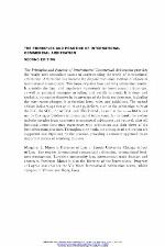 The Principles and Practice of International Commercial Arbitration