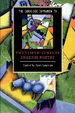 The Cambridge Companion to Twentieth-Century English Poetry (Cambridge Companions to Literature)