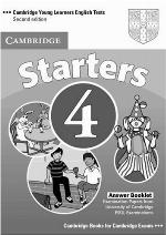 Cambridge Young Learners English Tests Starters 4 Answer Booklet