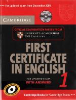 Cambridge First Certificate In English 1 For Updated Exam Student's Book With Answers