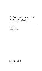 The Cambridge Companion to Adam Smith