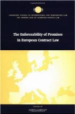 The Enforceability of Promises in European Contract Law