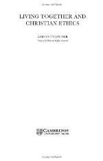 Living Together and Christian Ethics