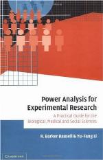 Power Analysis for Experimental Research