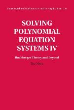 Solving Polynomial Equation Systems II