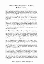 The Cambridge Economic History of Latin America, Volume 1