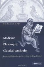 Medicine and Philosophy in Classical Antiquity
